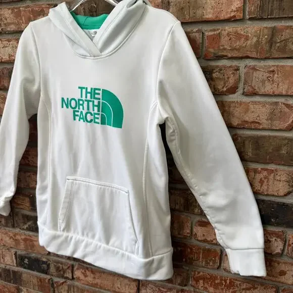 The North Face Womens Medium White and Green Hoodie Pullover - Picture 5 of 8